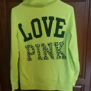 Victoria secret pink full zip hoodie